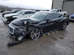 Salvage cars for sale from Copart Memphis, TN: 2018 Infiniti Q60 Luxe 300