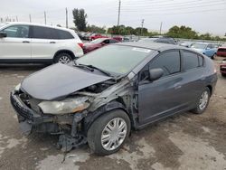 Honda Insight salvage cars for sale: 2010 Honda Insight LX