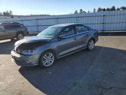 Salvage cars for sale from Copart Windham, ME: 2017 Volkswagen Jetta SEL