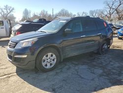 Salvage cars for sale from Copart Wichita, KS: 2017 Chevrolet Traverse LS