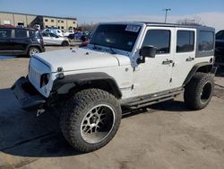 Jeep salvage cars for sale: 2014 Jeep Wrangler Unlimited Sahara