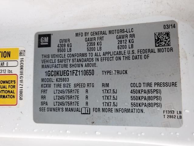2015 Chevrolet Silverado K2500 Heavy Duty