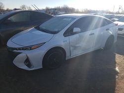 Salvage cars for sale from Copart Hillsborough, NJ: 2018 Toyota Prius Prime