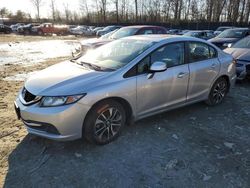 Honda Civic salvage cars for sale: 2013 Honda Civic EX