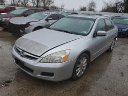 Honda Accord EX salvage cars for sale: 2007 Honda Accord EX