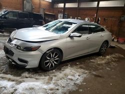 Chevrolet salvage cars for sale: 2016 Chevrolet Malibu LT