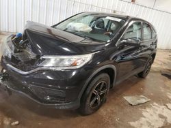 Salvage cars for sale from Copart Lansing, MI: 2016 Honda CR-V LX