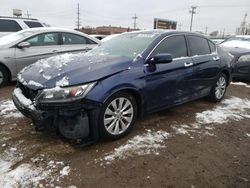 Salvage cars for sale from Copart Chicago Heights, IL: 2015 Honda Accord EXL