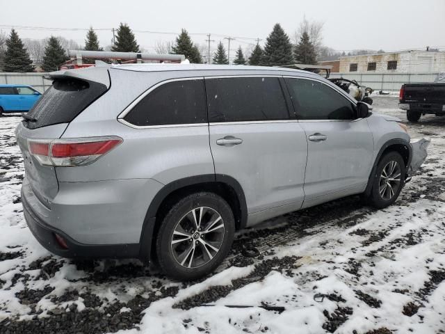 2016 Toyota Highlander XLE