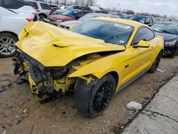 Ford salvage cars for sale: 2015 Ford Mustang GT