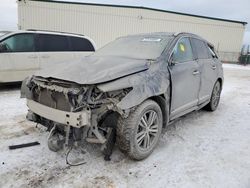 Salvage cars for sale from Copart Rocky View County, AB: 2019 Infiniti QX60 Luxe