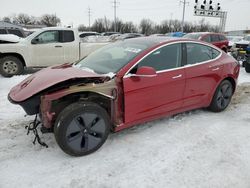 Tesla Model 3 salvage cars for sale: 2018 Tesla Model 3