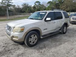 Ford Explorer salvage cars for sale: 2007 Ford Explorer Eddie Bauer