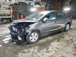 Salvage cars for sale from Copart Albany, NY: 2016 KIA Forte LX