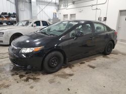 Honda salvage cars for sale: 2012 Honda Civic LX