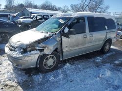 Chevrolet Venture salvage cars for sale: 2002 Chevrolet Venture Luxury