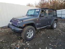 Jeep Wrangler salvage cars for sale: 2014 Jeep Wrangler Unlimited Sport