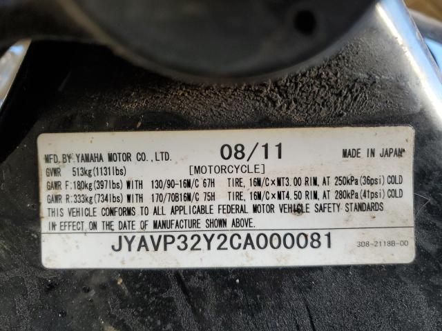 2012 Yamaha XVS1300 CTC