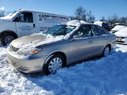 Toyota Camry salvage cars for sale: 2002 Toyota Camry LE