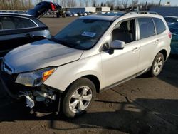 Subaru Forester salvage cars for sale: 2015 Subaru Forester 2.5I Premium