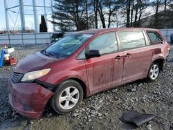 Toyota Sienna salvage cars for sale: 2012 Toyota Sienna