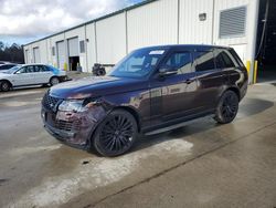 Land Rover salvage cars for sale: 2018 Land Rover Range Rover HSE