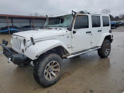 Jeep Wrangler salvage cars for sale: 2012 Jeep Wrangler Unlimited Sahara