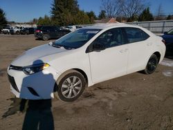 Toyota Corolla l Vehiculos salvage en venta: 2016 Toyota Corolla L