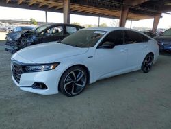Salvage cars for sale from Copart American Canyon, CA: 2022 Honda Accord Hybrid Sport