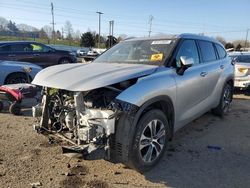 Toyota Highlander salvage cars for sale: 2021 Toyota Highlander Hybrid XLE