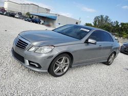 Mercedes-Benz e-Class salvage cars for sale: 2010 Mercedes-Benz E 550 4matic