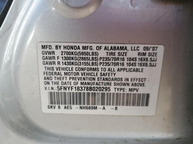 2008 Honda Pilot se