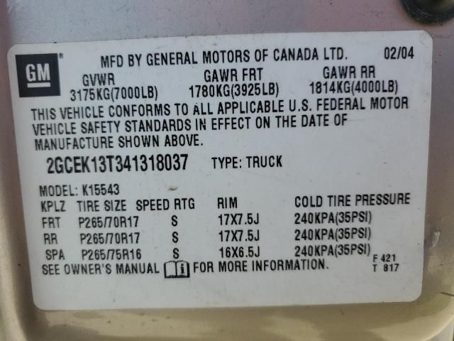 2004 Chevrolet Silverado K1500