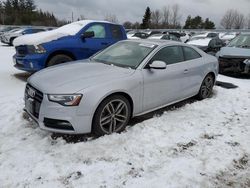 Salvage cars for sale from Copart Bowmanville, ON: 2016 Audi A5 Technik