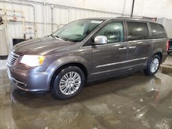 Chrysler Town & Country Touring l salvage cars for sale: 2016 Chrysler Town & Country Touring L