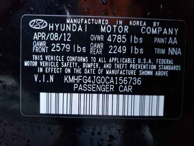 2012 Hyundai Azera GLS