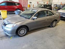 Honda salvage cars for sale: 2005 Honda Civic EX