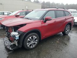 Toyota Highlander salvage cars for sale: 2020 Toyota Highlander Hybrid XLE