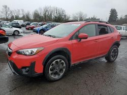 Subaru Crosstrek salvage cars for sale: 2021 Subaru Crosstrek Premium