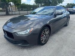 Maserati Ghibli s salvage cars for sale: 2017 Maserati Ghibli S