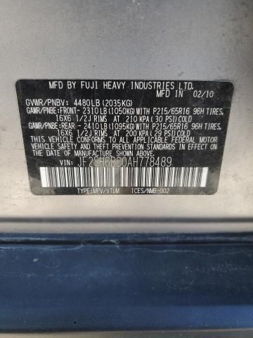 2010 Subaru Forester XS