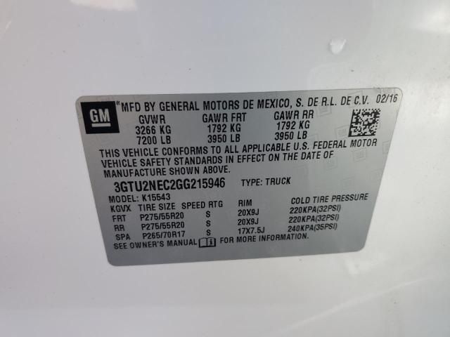 2016 GMC Sierra K1500 SLT