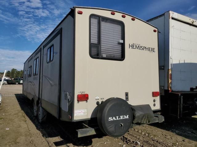 2014 Salem Travel Trailer