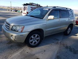 Toyota Highlander salvage cars for sale: 2002 Toyota Highlander Limited