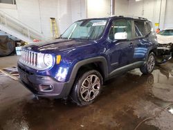 Jeep salvage cars for sale: 2016 Jeep Renegade Limited