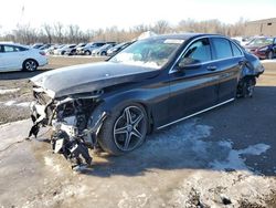 Mercedes-Benz salvage cars for sale: 2017 Mercedes-Benz C 300 4matic