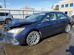 Vehiculos salvage en venta de Copart Littleton, CO: 2017 Toyota Camry Hybrid