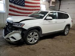 Volkswagen salvage cars for sale: 2022 Volkswagen Atlas SE