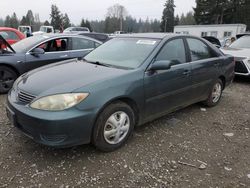 Toyota Camry salvage cars for sale: 2005 Toyota Camry LE