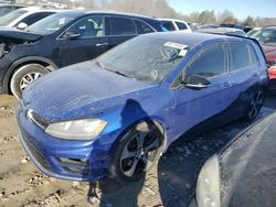 Volkswagen Golf salvage cars for sale: 2016 Volkswagen Golf R